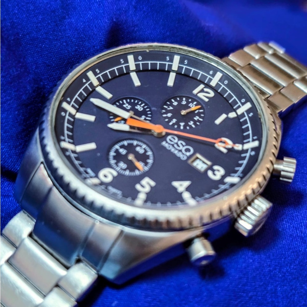 ESQ by Movado Catalyst Swiss Chrono Mens Watch 43mm